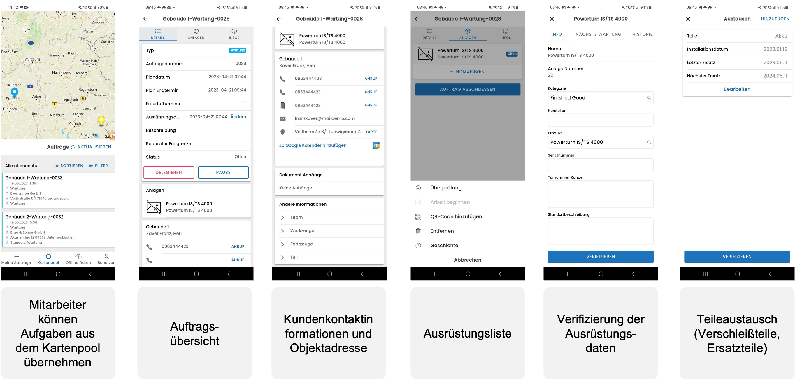 Auftragsannahme & Verifizierung