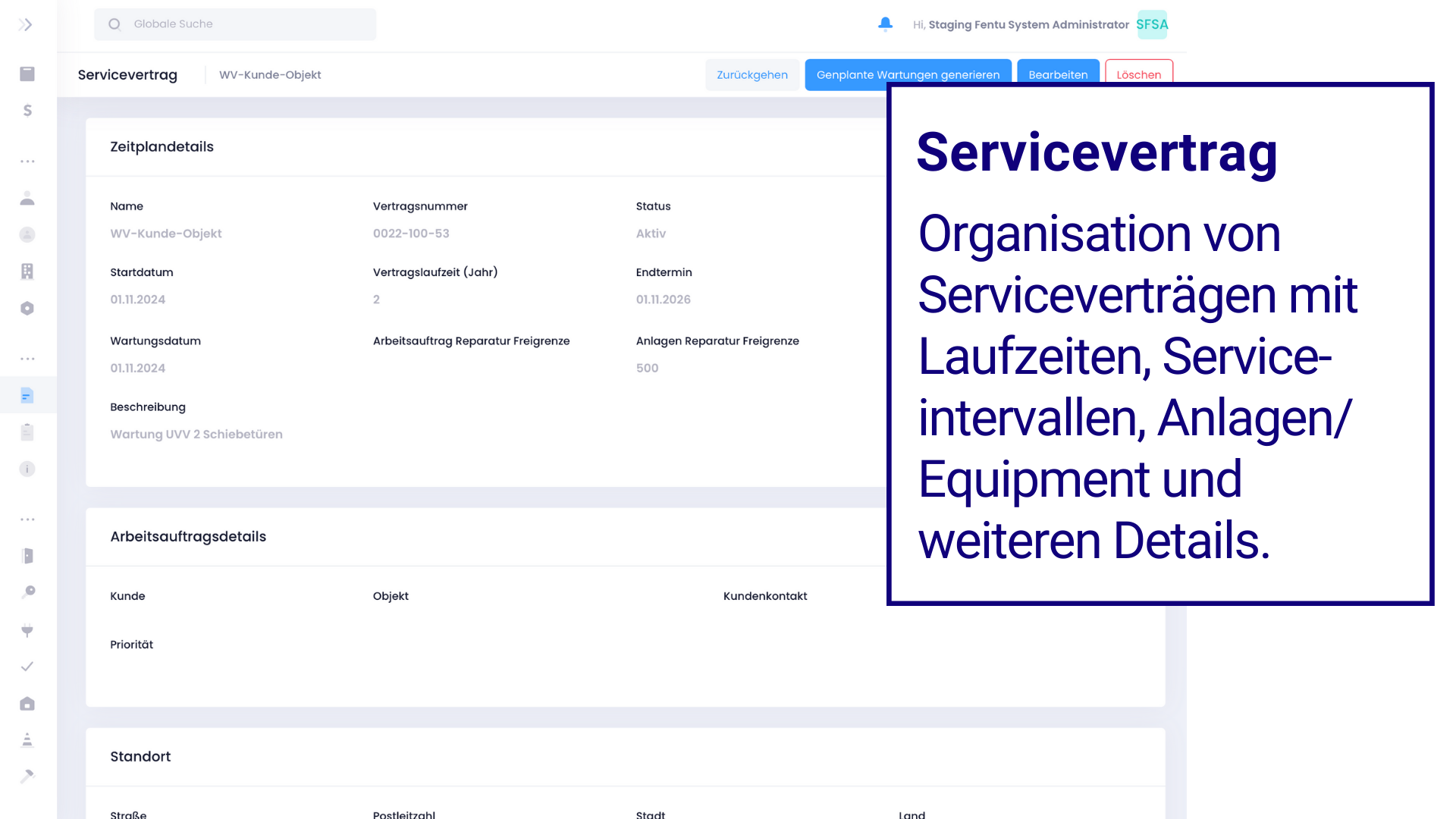 Servicevertrag